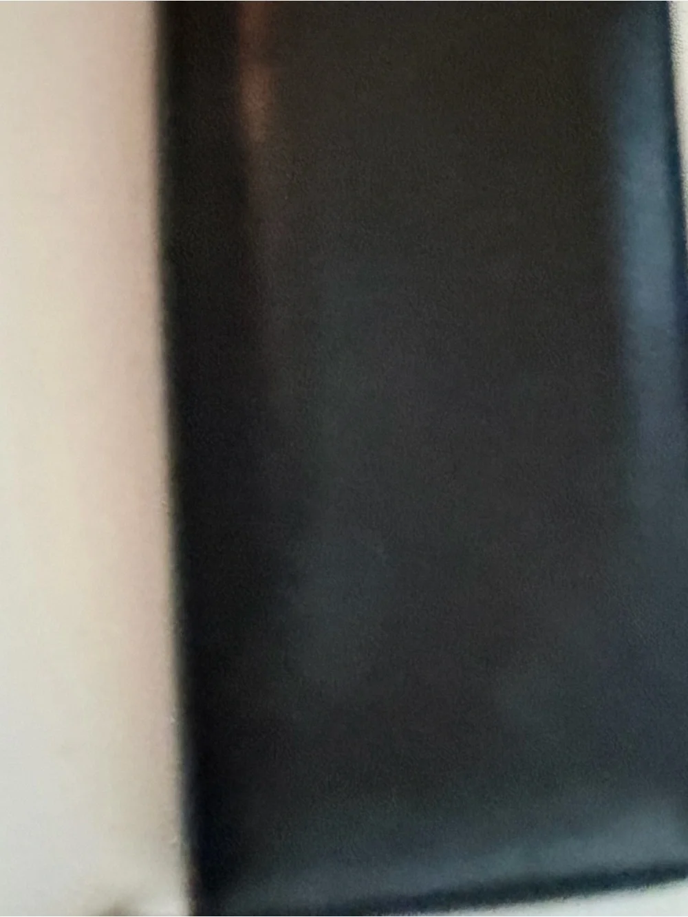 Coach Black Leather Zip Wallet with Silver Logo